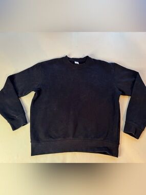 Zara Black Crewneck Sweatshirt